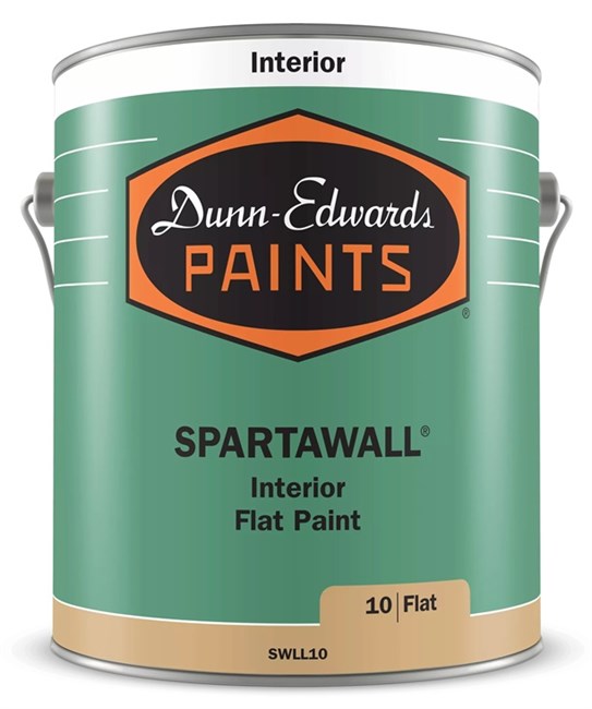 Dunn-Edwards Spartawall Interior Acrylic Flat SPW10 - фото 4512