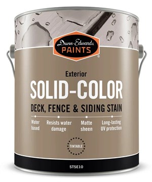 Dunn-Edwards Solid-Color Exterior Deck Fence & Siding Stain STSE10